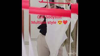 Bodysuit Styling In Multiple Ways