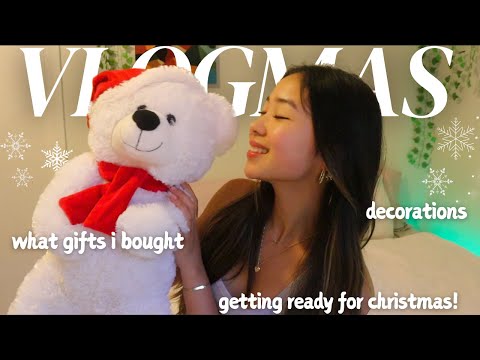 VLOGMAS: getting ready for christmas (decorating, gifts, pjs) | gabrielle teo