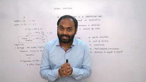 Index Number Class - 12 | Economics | Digital Era