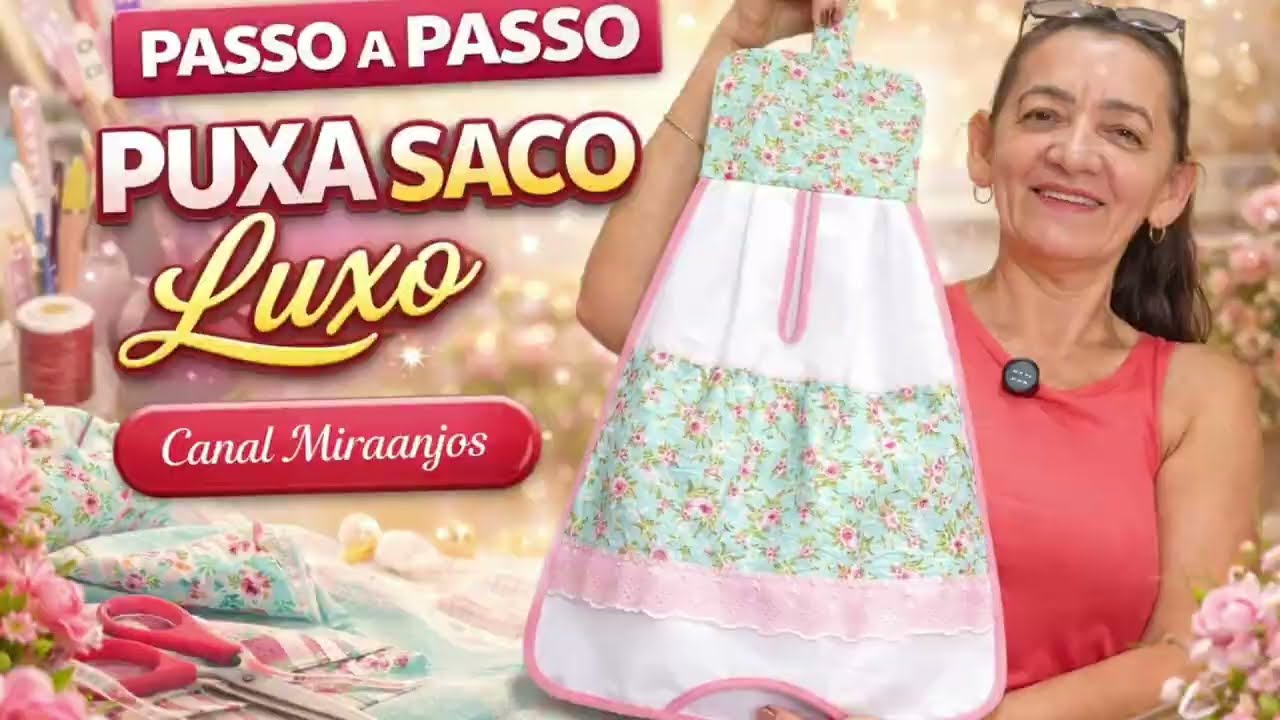 Puxa saco luxo#artesanato #costuretododia #passoapasso 