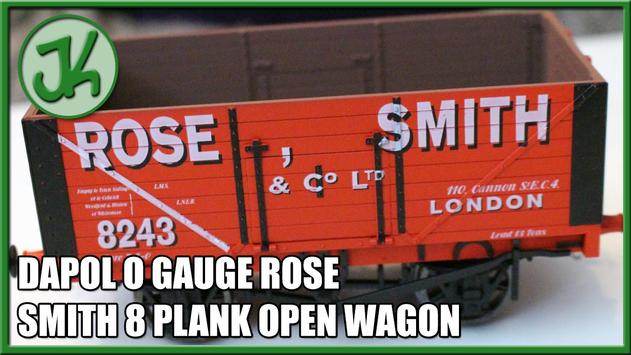 Dapol O Gauge Rose Smith 8 Plank Open Wagon - 7F-080-012 - Unboxing and Review