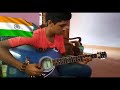 National Anthem on Guitar - Independence Day special by Sabarinath, Class IX D