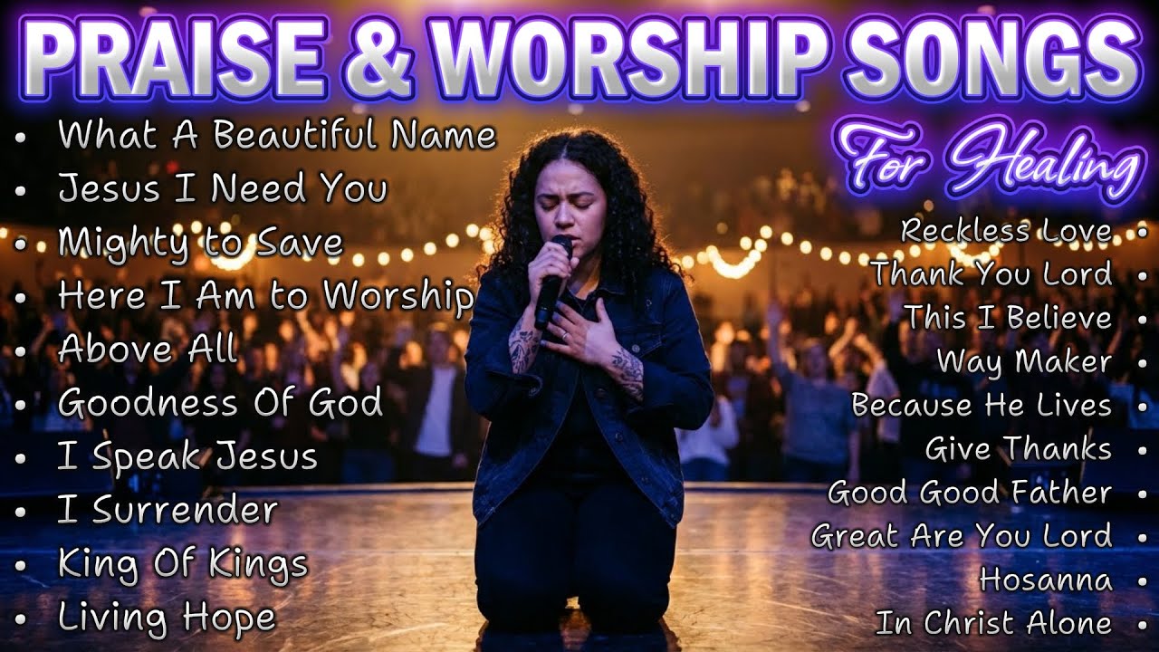 What A Beautiful Name ✝️ Healing Worship Music 🌿 Power and Peace in Jesus