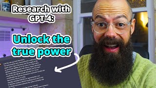 ChatGPT4 Unlocks Research Genius: The Tricks You Need to See!