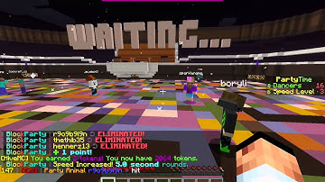 Minecraft Block Party Mini-Game HiveMC