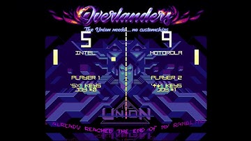 Atari ST | PONG_CRK | cracktro by Overlanders (Real Hardware)