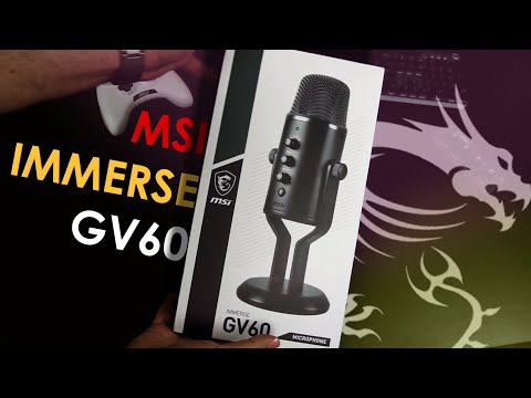 Kutudan Çıkıyor! : MSI IMMERSE GV60 PROFESYONEL MİKROFON