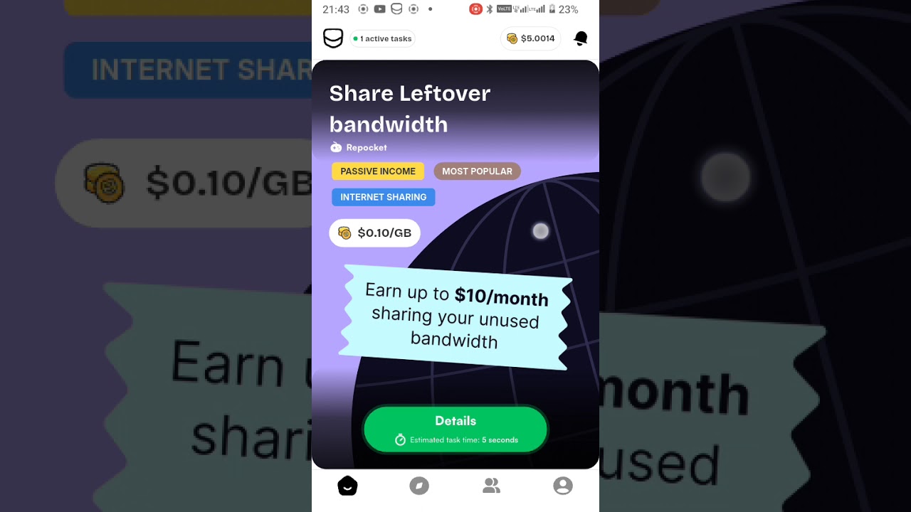EARN WHILE USING JUST INTERNET 
