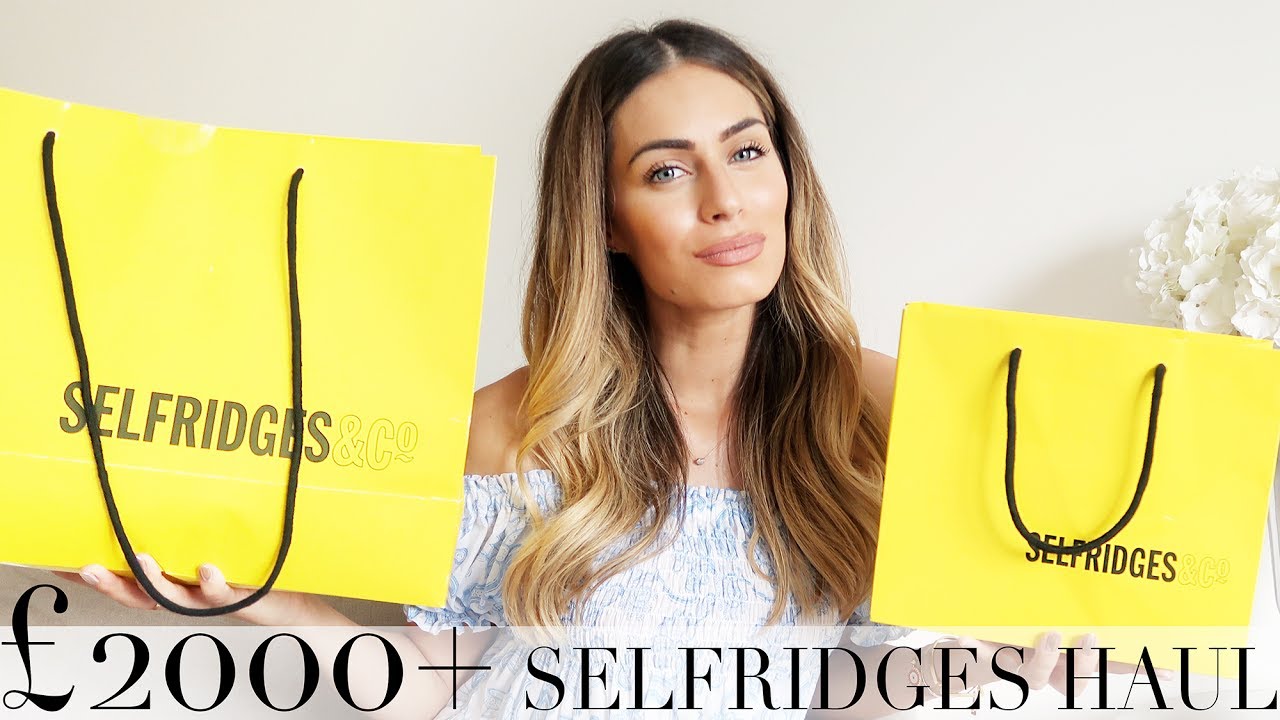I SPENT A LOT IN SELFRIDGES | TRY ON + HAUL | Lydia Elise Millen
