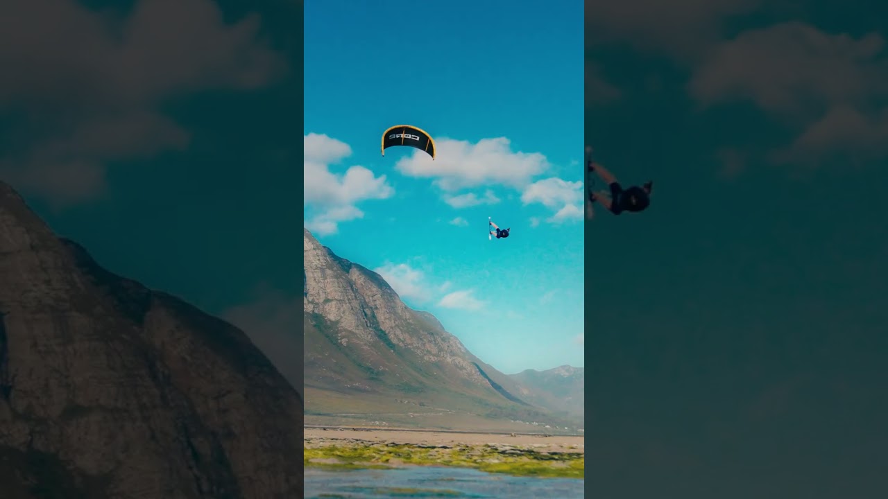 Epic Slo-Mo Kitesurfing Action! @gielvlugt with the Pace Pro in Hermanus, SA | @skatermanco