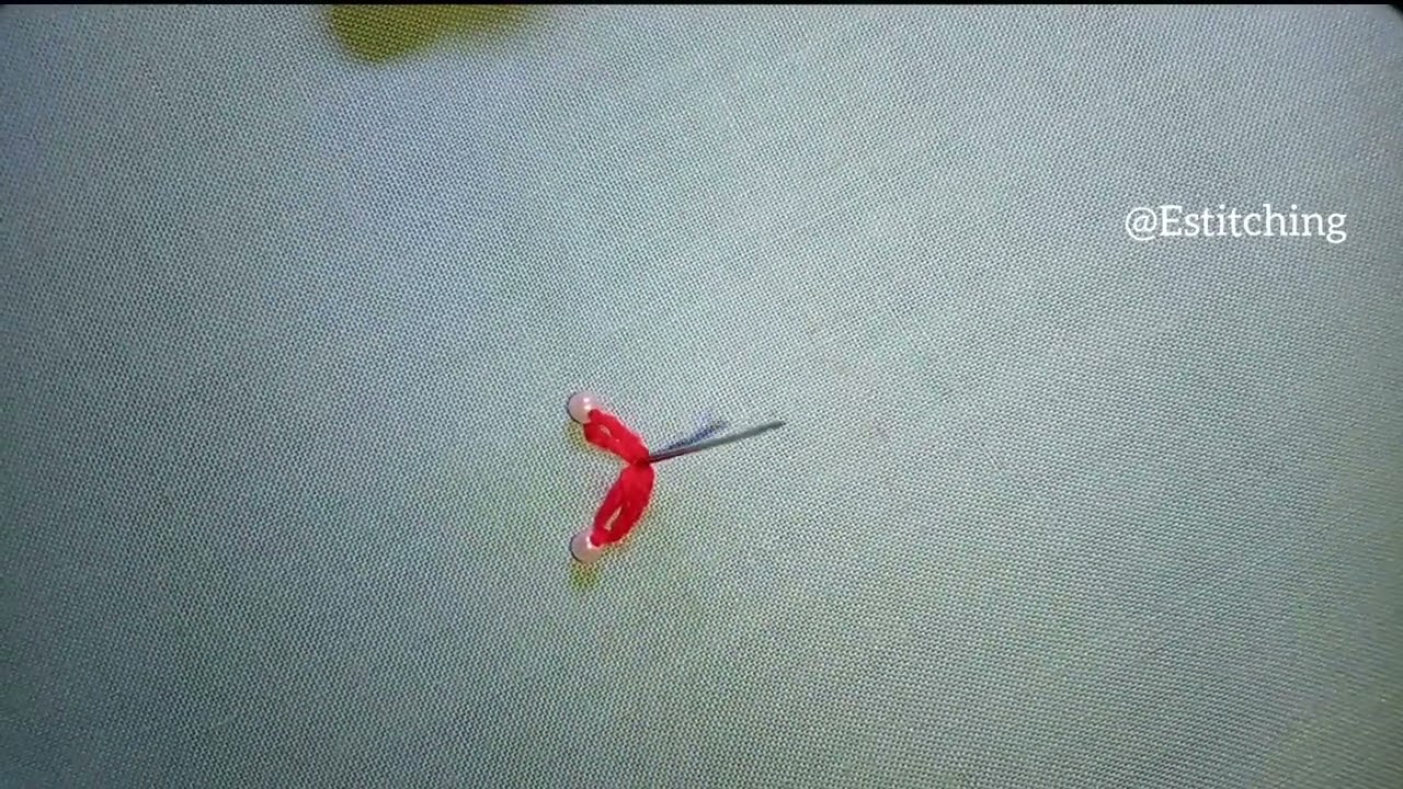 Beautiful hand embroidery design @Estitching 