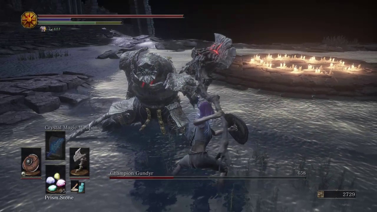 Dark Souls 3 Champion Gundyr Parry