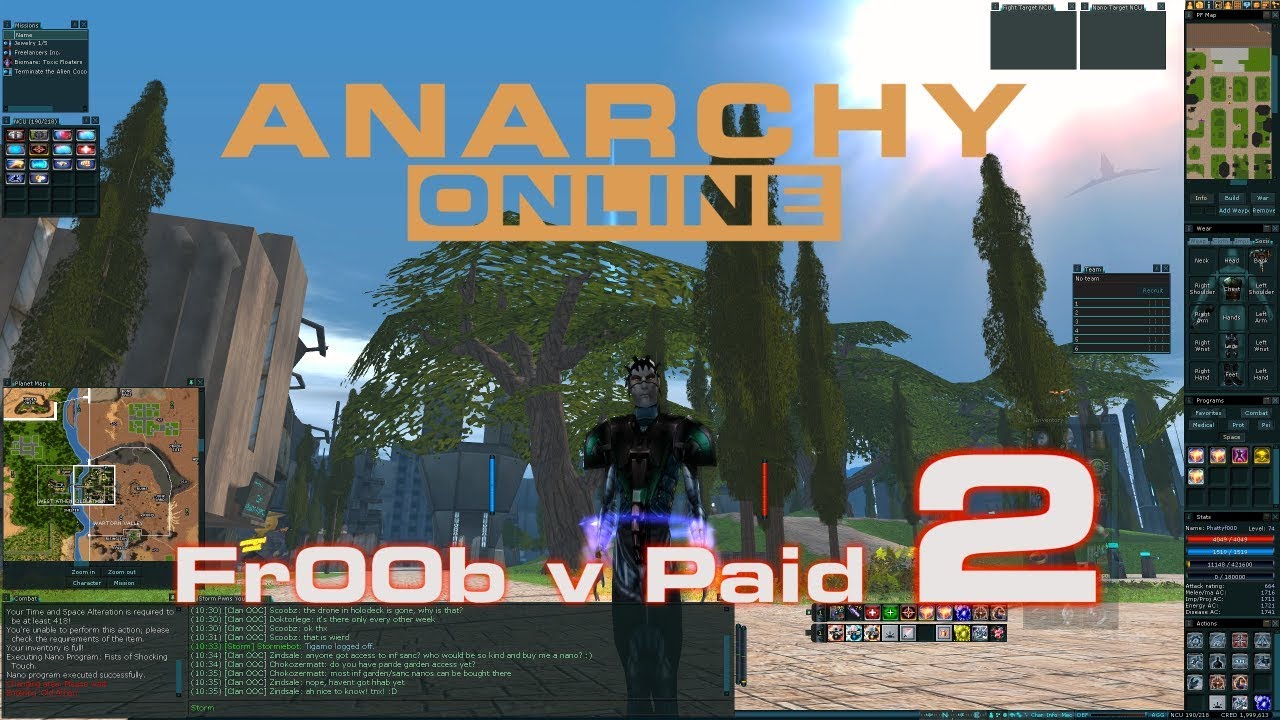 Anarchy Online 18.8 -  fr00b v Paid 2 - Back to Biomare