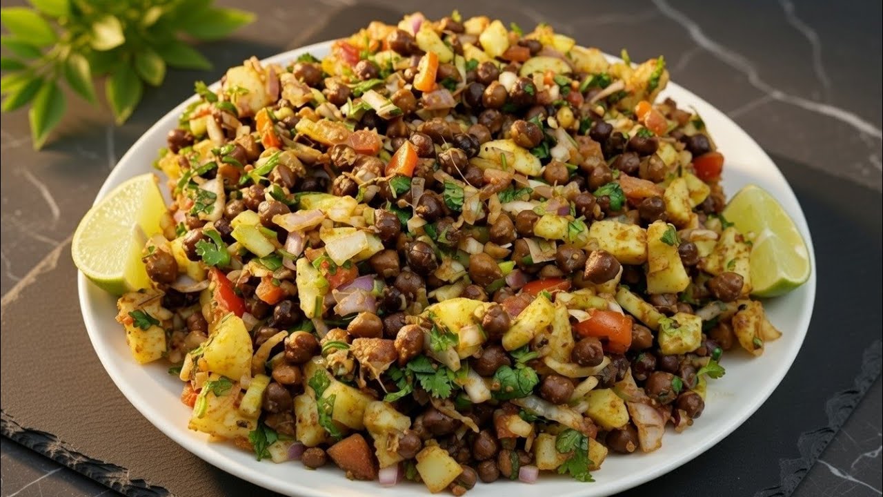 Spicy Black Chana Chaat | Mazedaar Kala Chana Chaat | चटपटी चना चाट