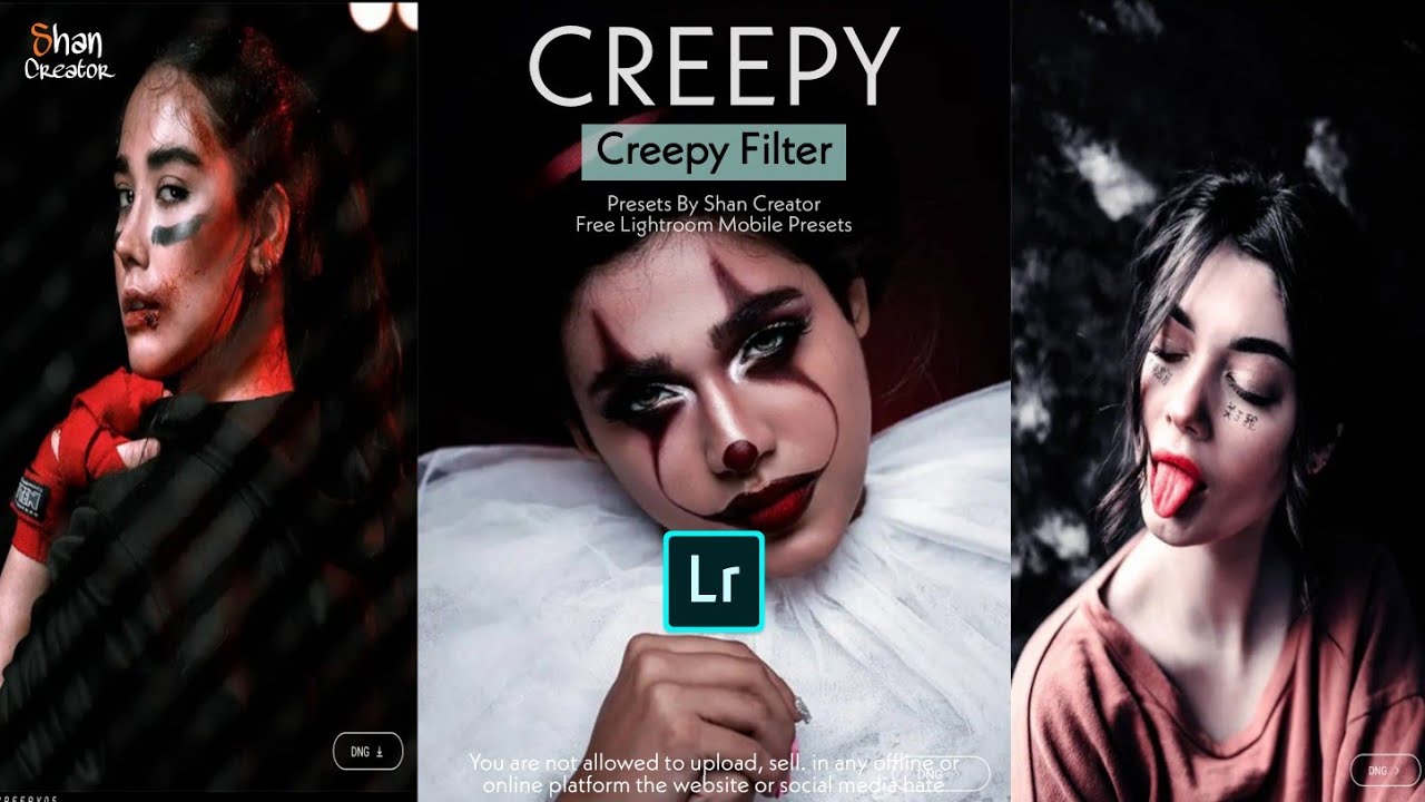 CREEPY FILTER Free Lightroom Mobile Presets 2020 By Shan Creator