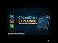 C Language Full Course | Class 4 | Identifiers Explained