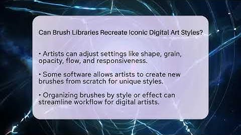 Can Brush Libraries Recreate Iconic Digital Art Styles? - The Virtual Art Desk