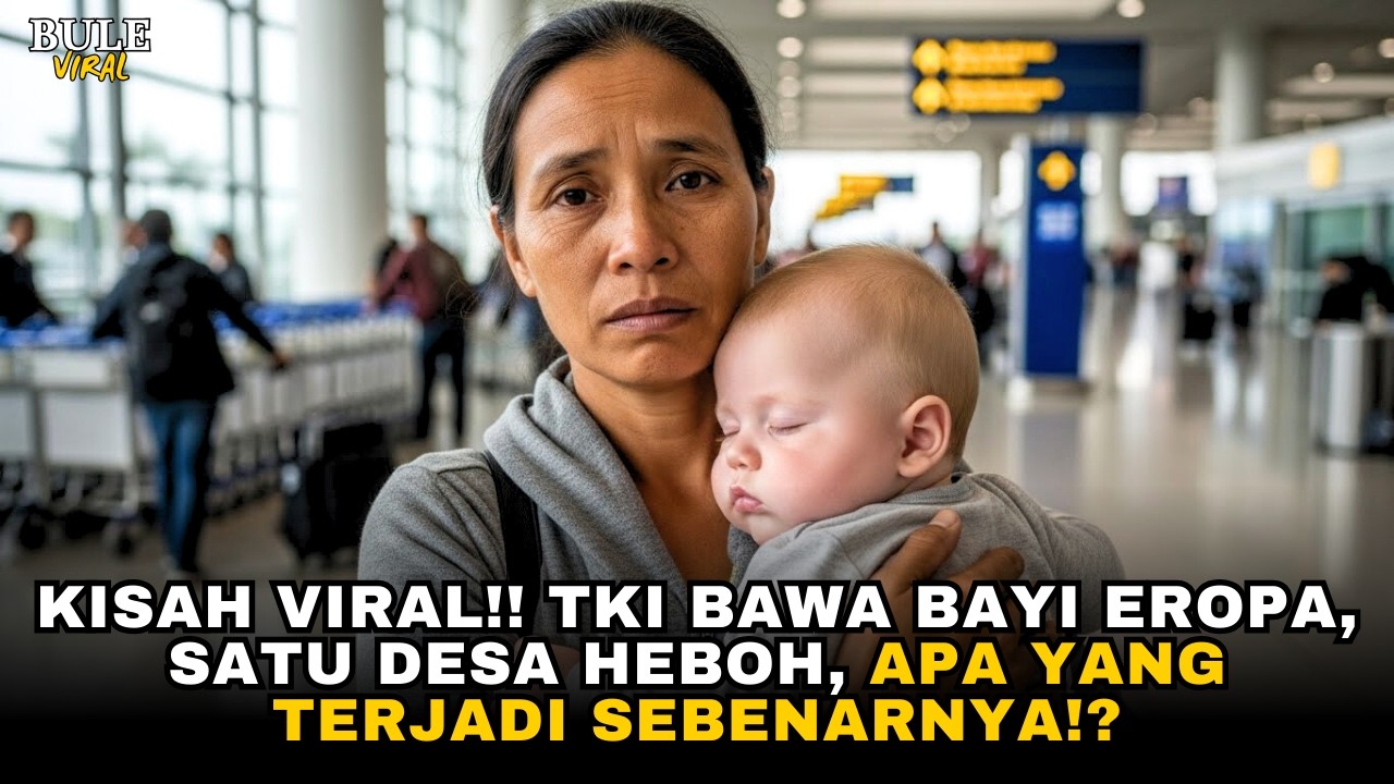 KISAH TKI : PULANG BAWA BAYI EROPA, SATU DESA HEBOH TAPI CERITA SEBENARNYA BIKIN MERINDING