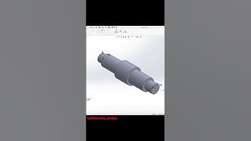 SolidWorks Örnek Çizim 156 (3D solid model example) #shorts #solidworks