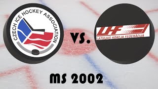 Mistrovství světa v hokeji 2002 - Osmifinále - Česko - Lotyšsko