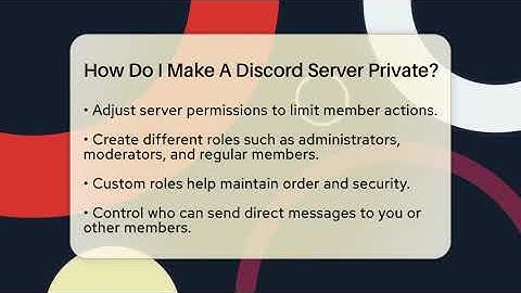 How Do I Make A Discord Server Private? - Everyday-Networking