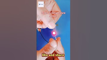 How to use diode as temperature sensor#temperaturesensor#diode