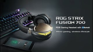 Rog Strix Fusion 700 How Bluetooth Helps In Games Rog Youtube