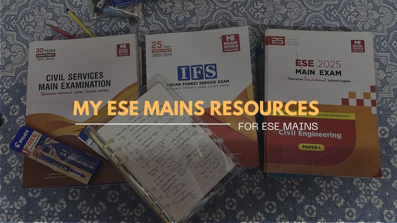 T-119 | UPSC ESE MAINS RESOURCES & STRATEGY