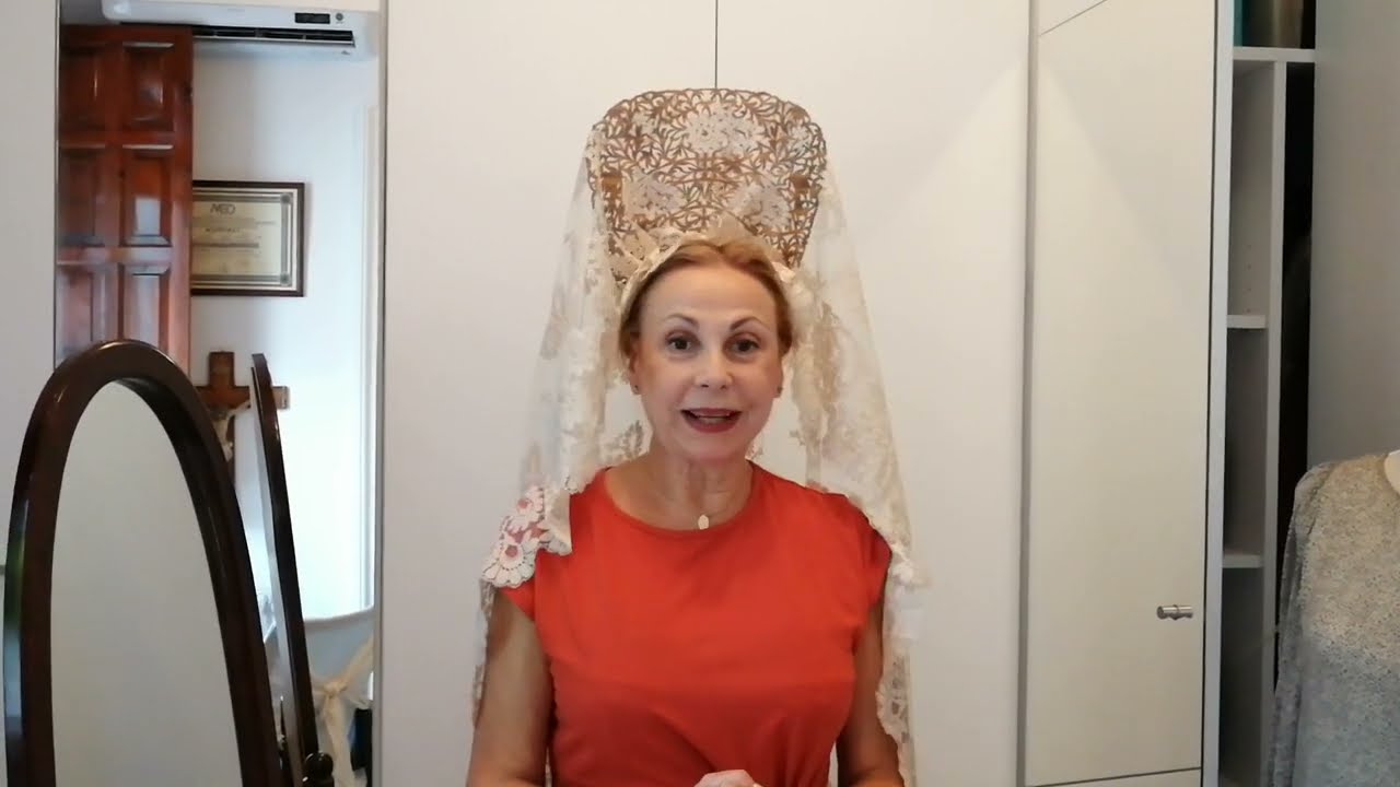 Como ponerte la mantilla tu sola!!!