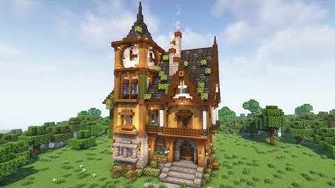 Minecraft | Medieval Clocktower Mansion | Minecraft Tutorial