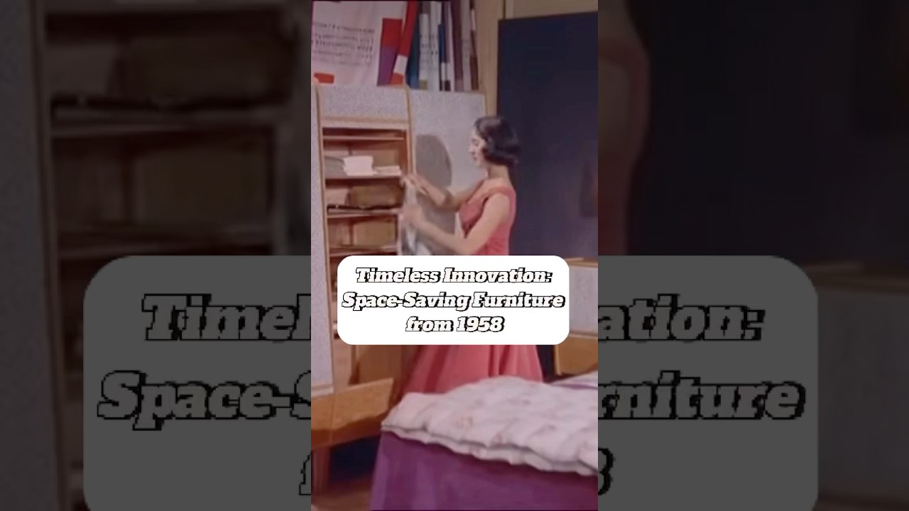 Timeless lnnovation :Space-Saving Furniture from 1958 