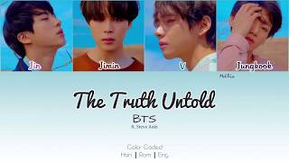 BTS (방탄소년단) - The Truth Untold (전하지 못한 진심) (feat. Steve Aoki) [Color Coded Lyrics]  ~MelBia