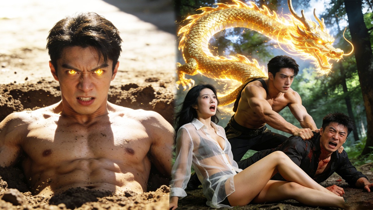 傻子贅婿被惡霸活埋，竟意外覺醒前世記憶？一招讓惡霸粉身碎骨後，是時候回去寵翻我的小嬌妻了！#短剧 #龙王剧场 #保镖 #美女 #总裁 #爽剧 JD