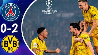 PSG vs DORTMUND (0-2) I UEFA Champions League I Extended Highlights & All Goals  HD screenshot 5
