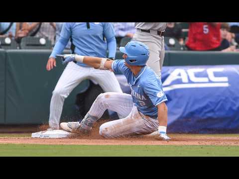 UNC Baseball Advances in ACC Tournament with 10-4 Win vs. VT - Highlights