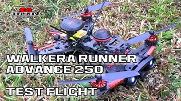 Walkera Runner 250 Advance Drone 5.8G FPV GPS Racing Quadcopter RTF - Flight Test