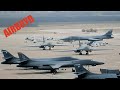 B-1B Bomber Afterburner Takeoff From Dyess AFB