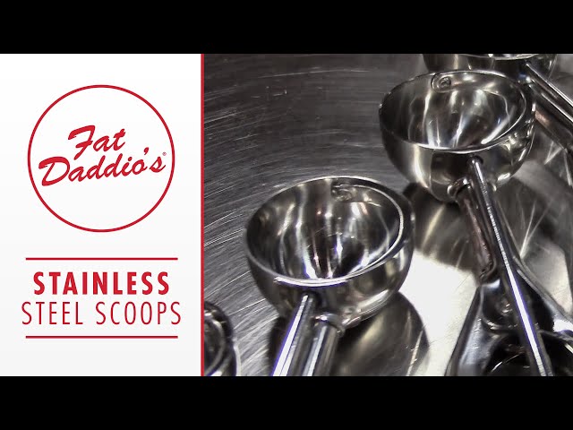 Fat Daddio's Stainless Steel Scoop - 2.6 Tbsp