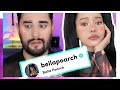 BELLA POARCH!! | Pro MUA Reacts #MAKEUP