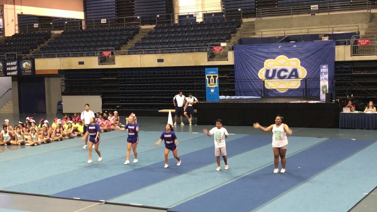 Burton Varsity Cheer: All American Tryouts at UCA Cheer Camp 2017 (GIAN & DAVINA)
