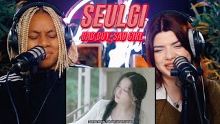 SEULGI 슬기 'Bad Boy, Sad Girl (Feat. BE'O)' Special Video reaction