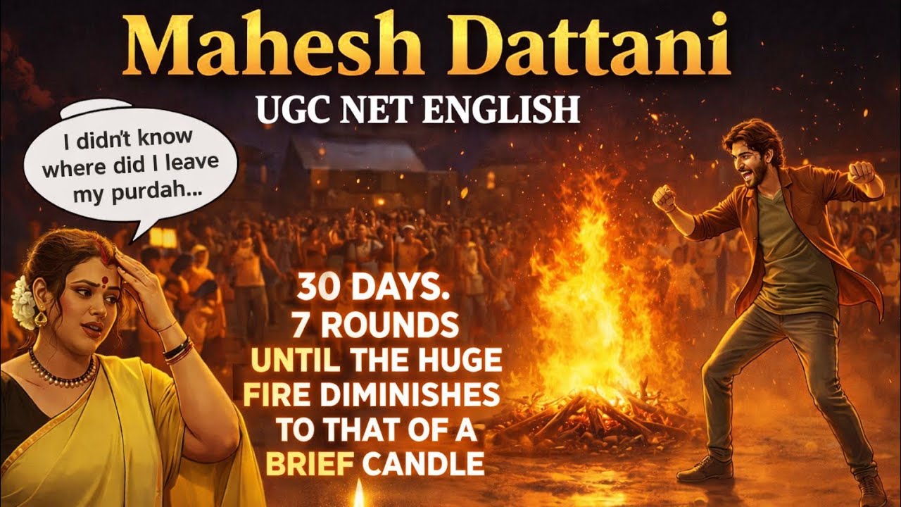 Mahesh Dattani Chronology Trick in 1 Story | Smart Memory Trick for UGC NET English 