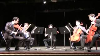 Schubert String Quintet 3Rd Mvmt. David Lisker, Bela Horvath, Hiro Matsuo, Michael Katz, Cong Wu
