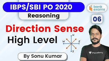 8:00 PM - IBPS/SBI PO 2020 | Reasoning by Sonu Kumar | Direction Sense (High)