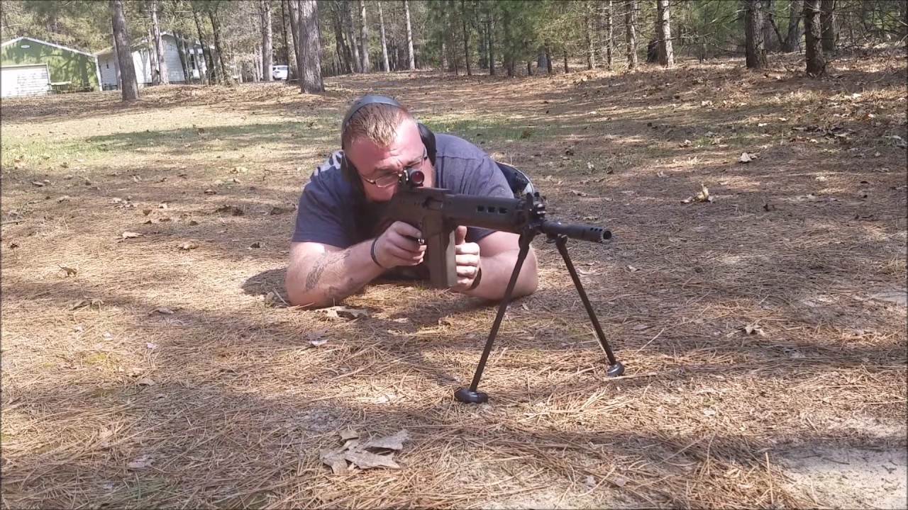 DSA FAL Voyager 18 inch Shooting Fun - YouTube