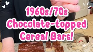 Chocolate-Topped Cereal Bars