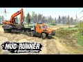 Spintires mudrunner kamaz truck crain transport 