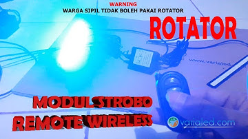 Modul Strobo Remote Wireless 2 Channel 10 Mode Maks 48W