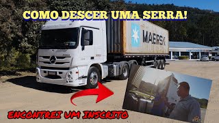 Como descer a serra com caminhão automático ! Mercedes 2546 (como eu desço) ‹ WILLIAM 77 ›