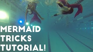 Mermaid Tail Swimming Tricks!